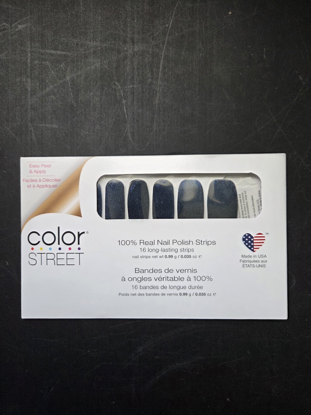 Color Street Nsil Polish Strips Brand New Blue In Peru